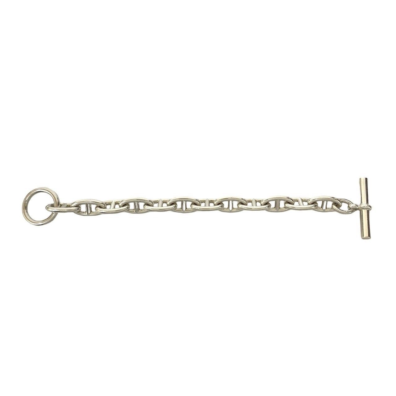 Hermes Hermes Hermès Chaîne d'Ancre GM12 Silver925 Bracelet Precious Metal Bracelet DUTY FREE for USA Size ONE SIZE - 7 Thumbnail