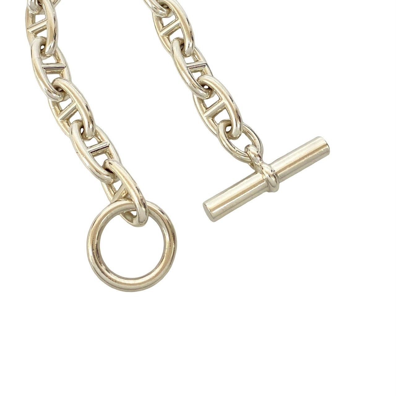 Hermes Hermes Hermès Chaîne d'Ancre GM12 Silver925 Bracelet Precious Metal Bracelet DUTY FREE for USA Size ONE SIZE - 4 Thumbnail