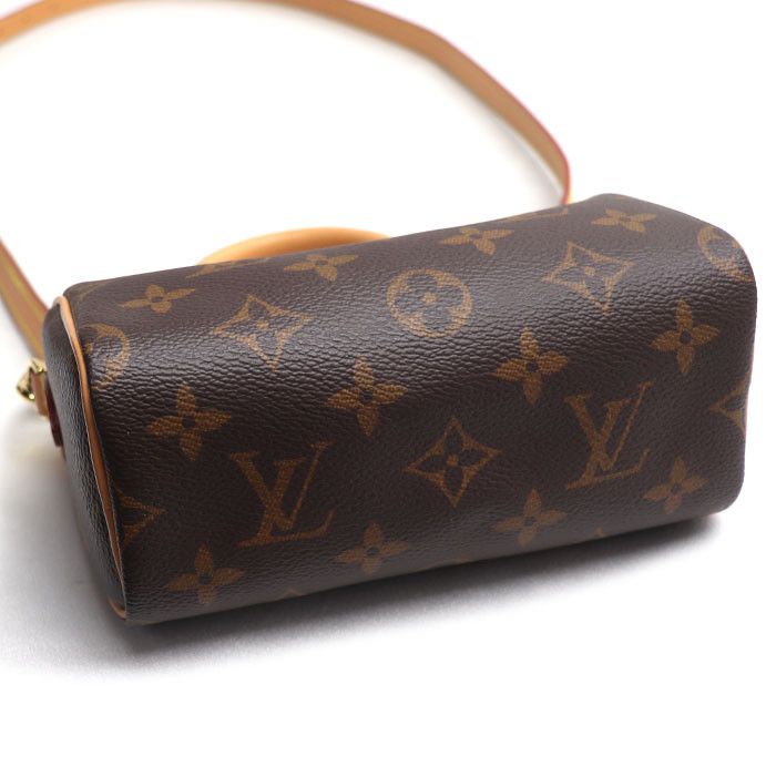 Louis Vuitton Louis Vuitton Louis Vuitton Nano Speedy Monogram 2way Shoulder Bag Textile Shoulder Bag M81085 DUTY FREE for USA Size ONE SIZE - 3 Thumbnail