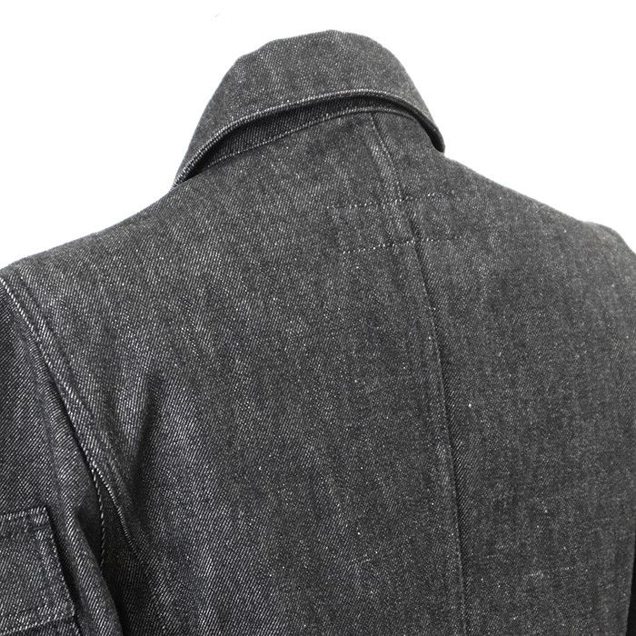Gucci Gucci Gucci Black Denim Jacket Textile Outerwear DUTY FREE for USA Size ONE SIZE - 16 Thumbnail