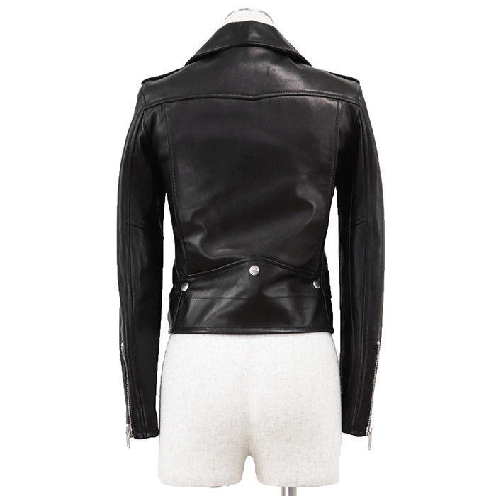 Yves Saint Laurent Yves Saint Laurent Saint Laurent Paris Lambskin Jacket Leather Outerwear DUTY FREE for USA Size ONE SIZE - 7 Thumbnail
