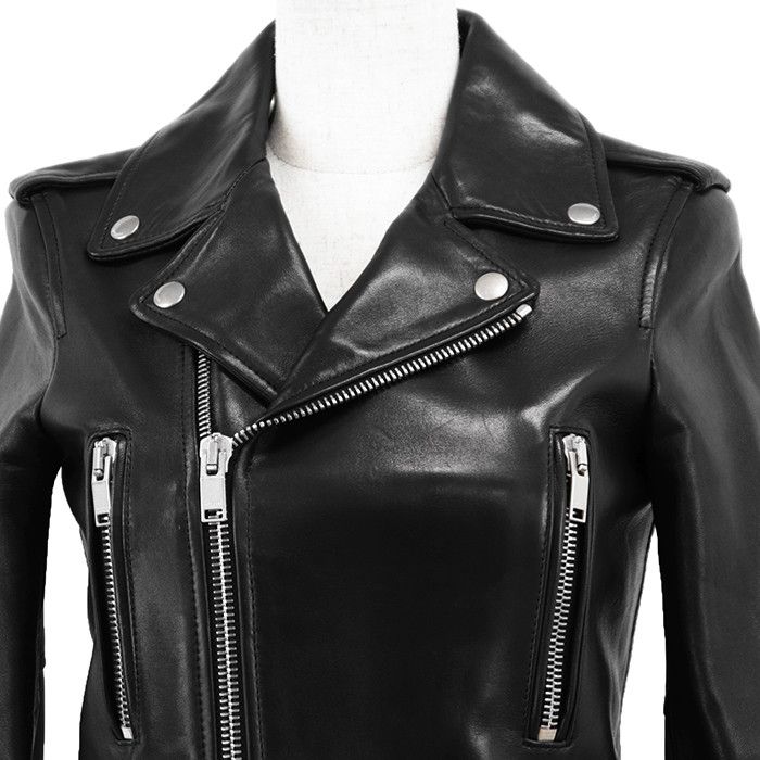 Yves Saint Laurent Yves Saint Laurent Saint Laurent Paris Lambskin Jacket Leather Outerwear DUTY FREE for USA Size ONE SIZE - 2 Thumbnail