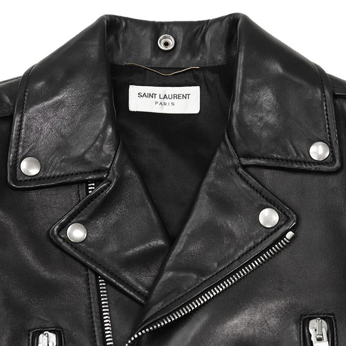 Yves Saint Laurent Yves Saint Laurent Saint Laurent Paris Lambskin Jacket Leather Outerwear DUTY FREE for USA Size ONE SIZE - 11 Thumbnail