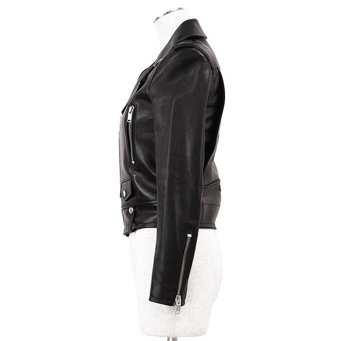 Yves Saint Laurent Yves Saint Laurent Saint Laurent Paris Lambskin Jacket Leather Outerwear DUTY FREE for USA Size ONE SIZE - 5 Thumbnail