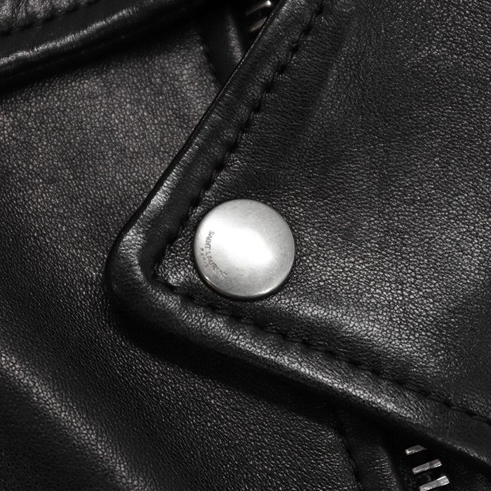 Yves Saint Laurent Yves Saint Laurent Saint Laurent Paris Lambskin Jacket Leather Outerwear DUTY FREE for USA Size ONE SIZE - 3 Thumbnail