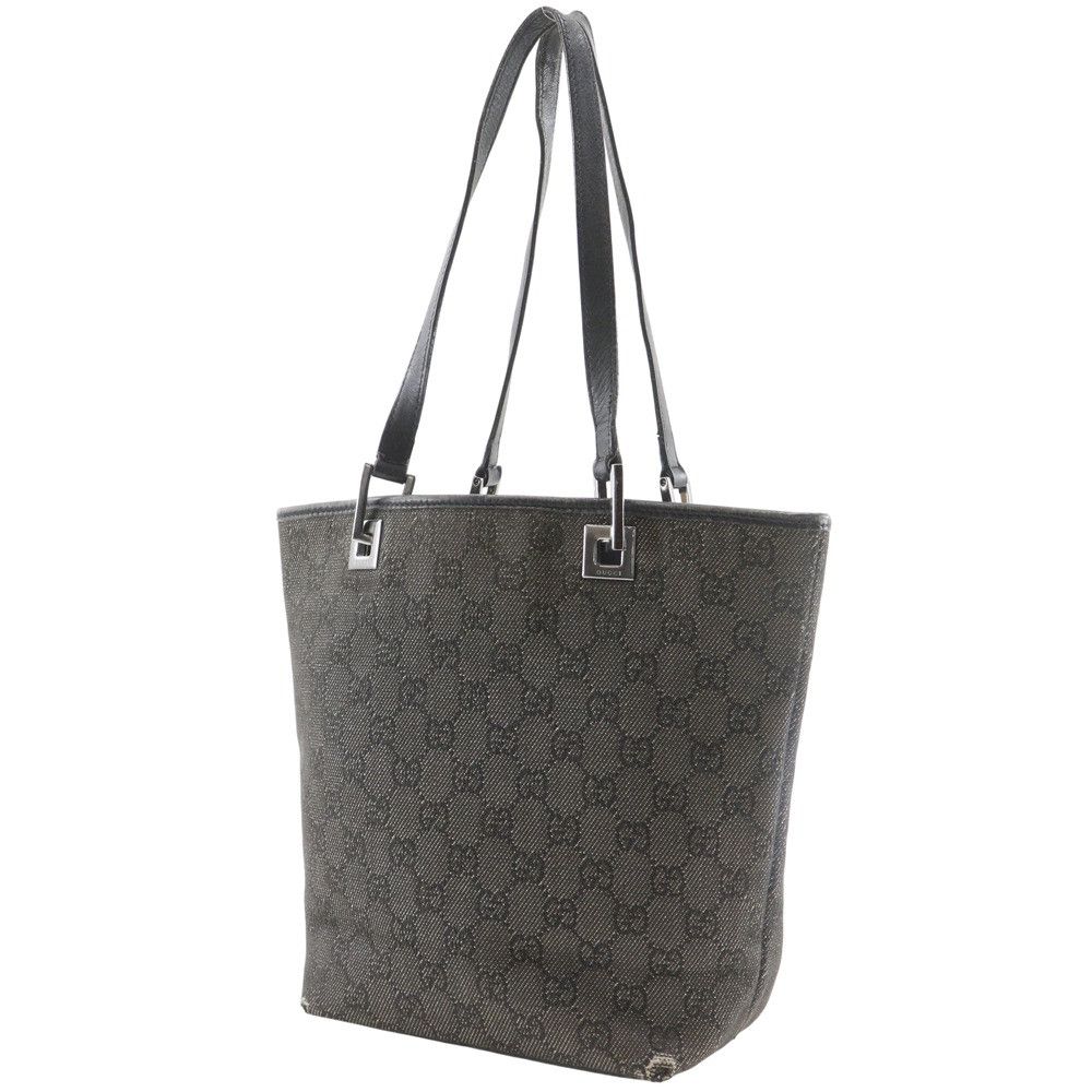 Gucci Gucci Gucci GG Denim Tote Bag Denim Textile Tote Bag 31244 DUTY FREE for USA Size ONE SIZE - 2 Thumbnail