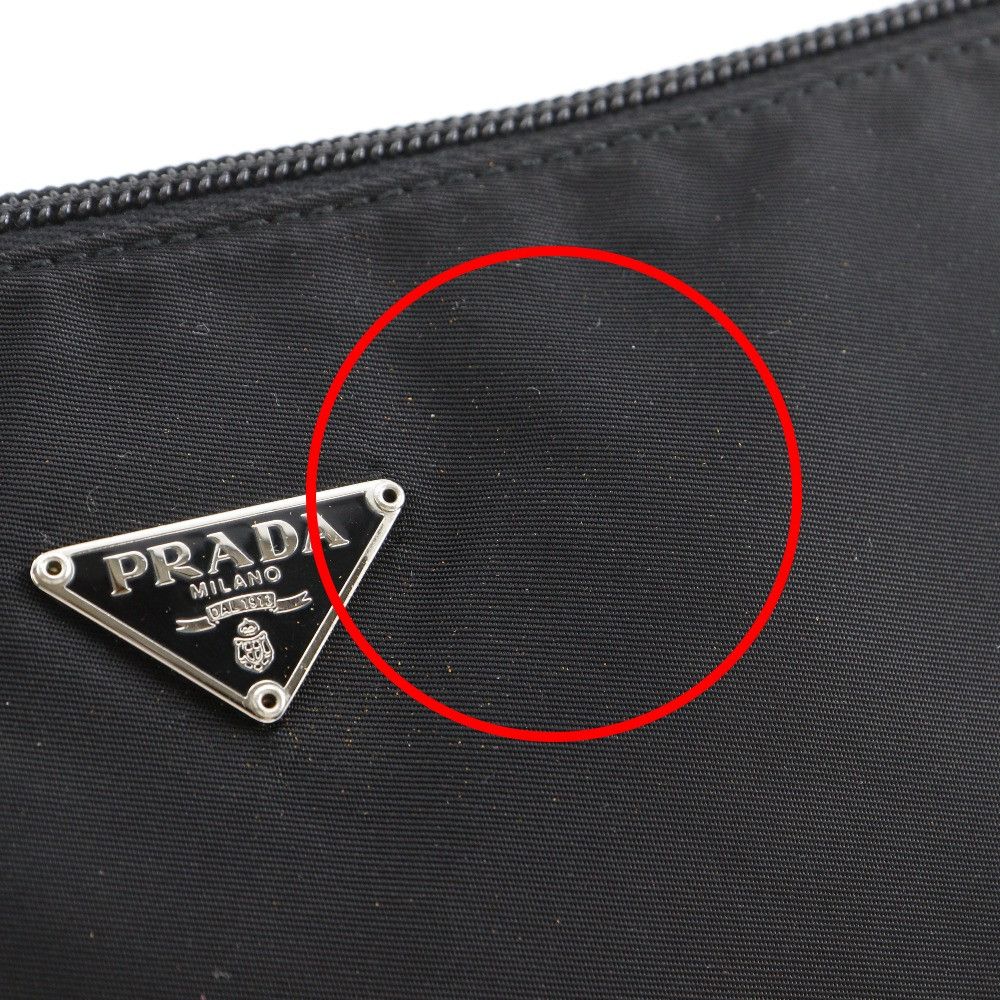 Prada Prada Prada Nylon Pouch Textile Handbag DUTY FREE for USA Size ONE SIZE - 7 Thumbnail