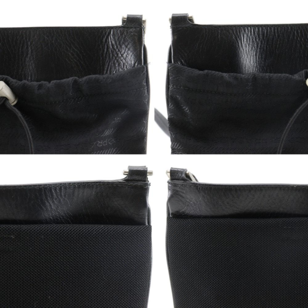 Prada Prada Prada Nylon Leather Shoulder Bag Textile Shoulder Bag DUTY FREE for USA Size ONE SIZE - 12 Thumbnail