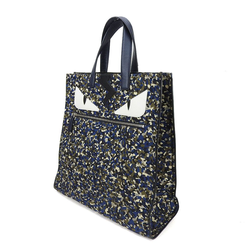 Fendi Fendi Fendi Bag Bugs Nylon Leather Tote Bag Textile Tote Bag 7VA367 DUTY FREE for USA Size ONE SIZE - 2 Thumbnail