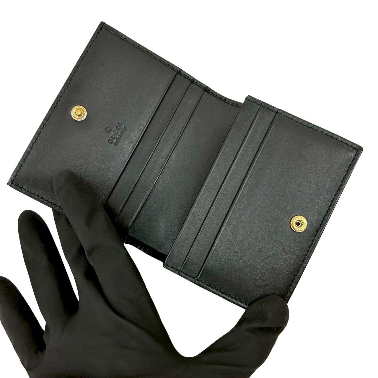Gucci Gucci Gucci GG Logo Leather Card Case Leather Card Case DUTY FREE for USA Size ONE SIZE - 8 Thumbnail