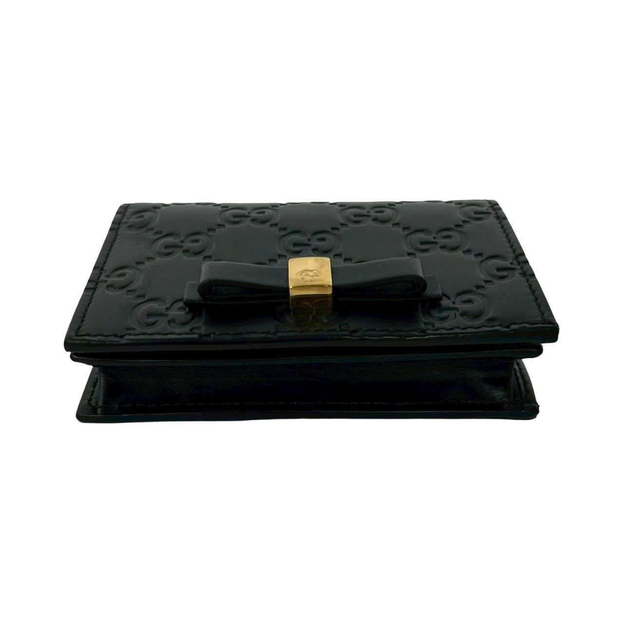 Gucci Gucci Gucci GG Logo Leather Card Case Leather Card Case DUTY FREE for USA Size ONE SIZE - 7 Thumbnail