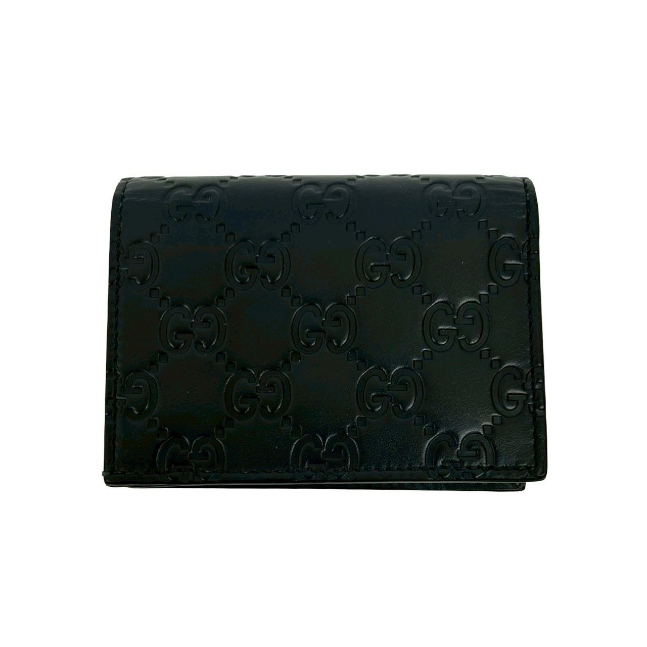 Gucci Gucci Gucci GG Logo Leather Card Case Leather Card Case DUTY FREE for USA Size ONE SIZE - 3 Thumbnail