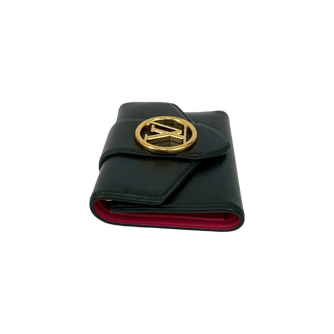 Louis Vuitton Louis Vuitton Louis Vuitton Pont Neuf Compact Leather Trifold Wallet Leather Short Wallet DUTY FREE for USA Size ONE SIZE - 6 Thumbnail