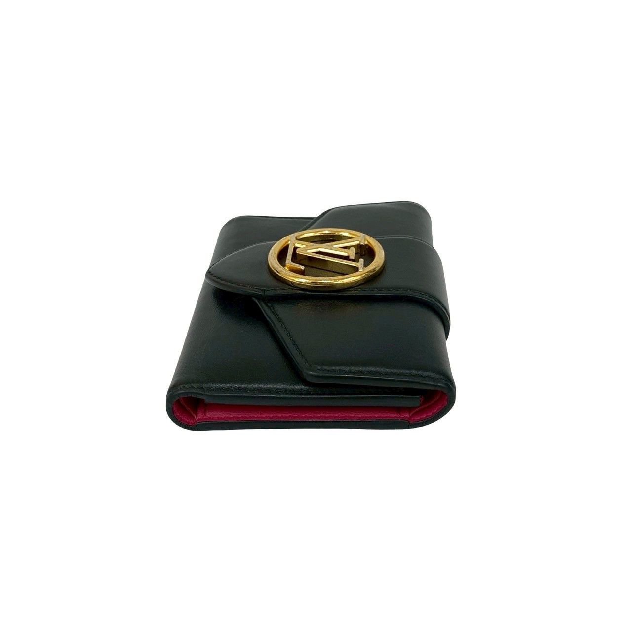 Louis Vuitton Louis Vuitton Louis Vuitton Pont Neuf Compact Leather Trifold Wallet Leather Short Wallet DUTY FREE for USA Size ONE SIZE - 5 Thumbnail