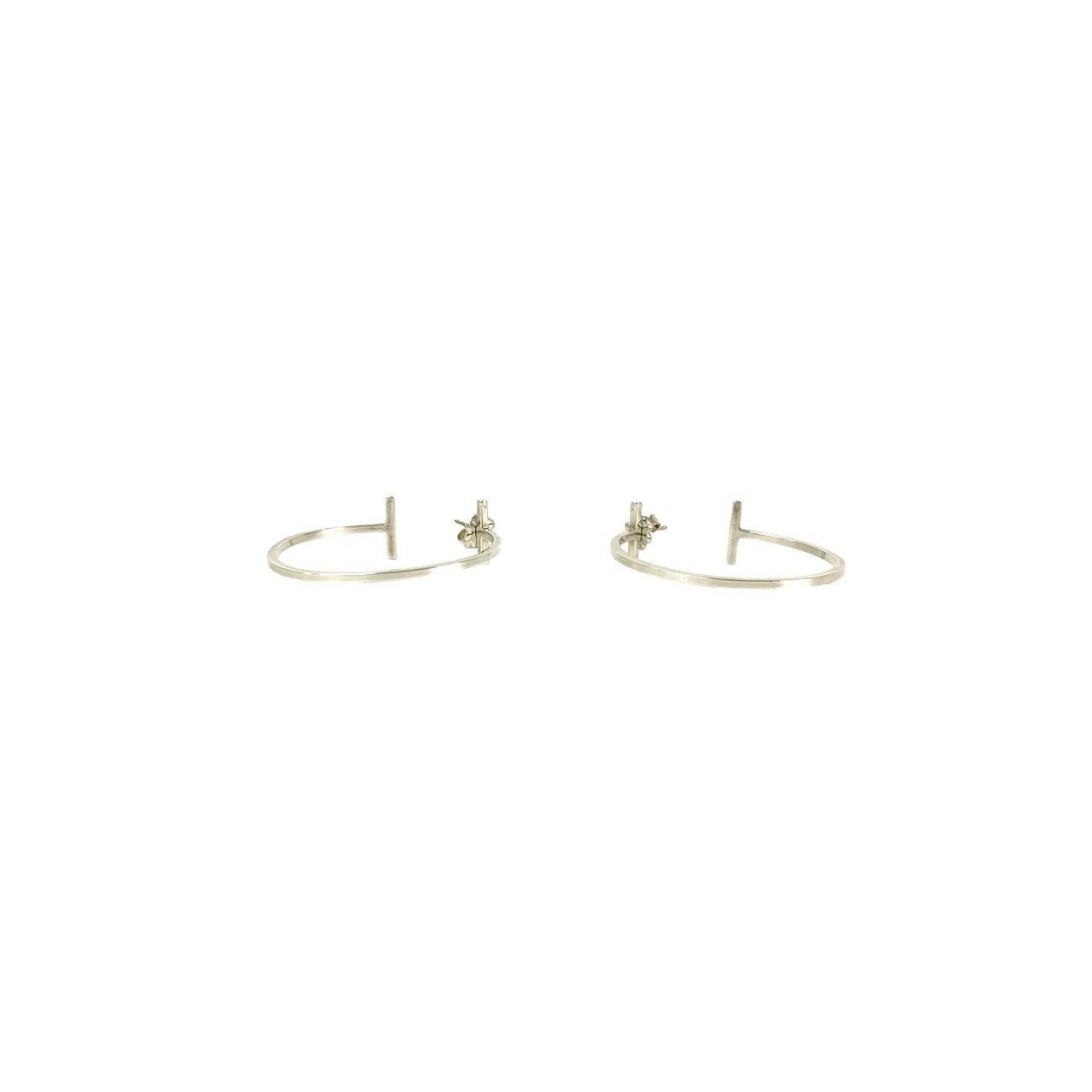 Tiffany & Co. Tiffany & Co. Tiffany&Co. T Wire Silver 925 Earrings Precious Metal Earrings DUTY FREE for USA Size ONE SIZE - 4 Thumbnail