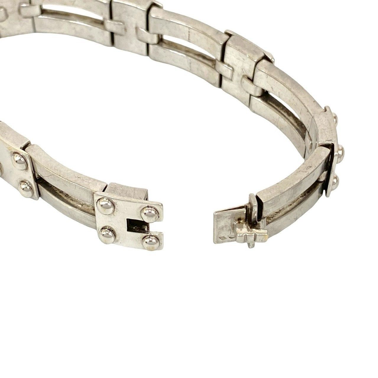Hermes Hermes Hermès Gate Motif Silver 925 Bracelet Precious Metal Bracelet DUTY FREE for USA Size ONE SIZE - 5 Thumbnail