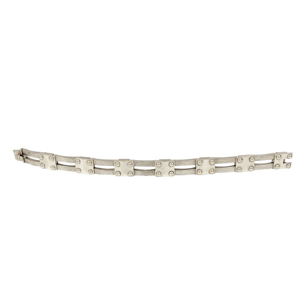 Hermes Hermes Hermès Gate Motif Silver 925 Bracelet Precious Metal Bracelet DUTY FREE for USA Size ONE SIZE - 7 Thumbnail