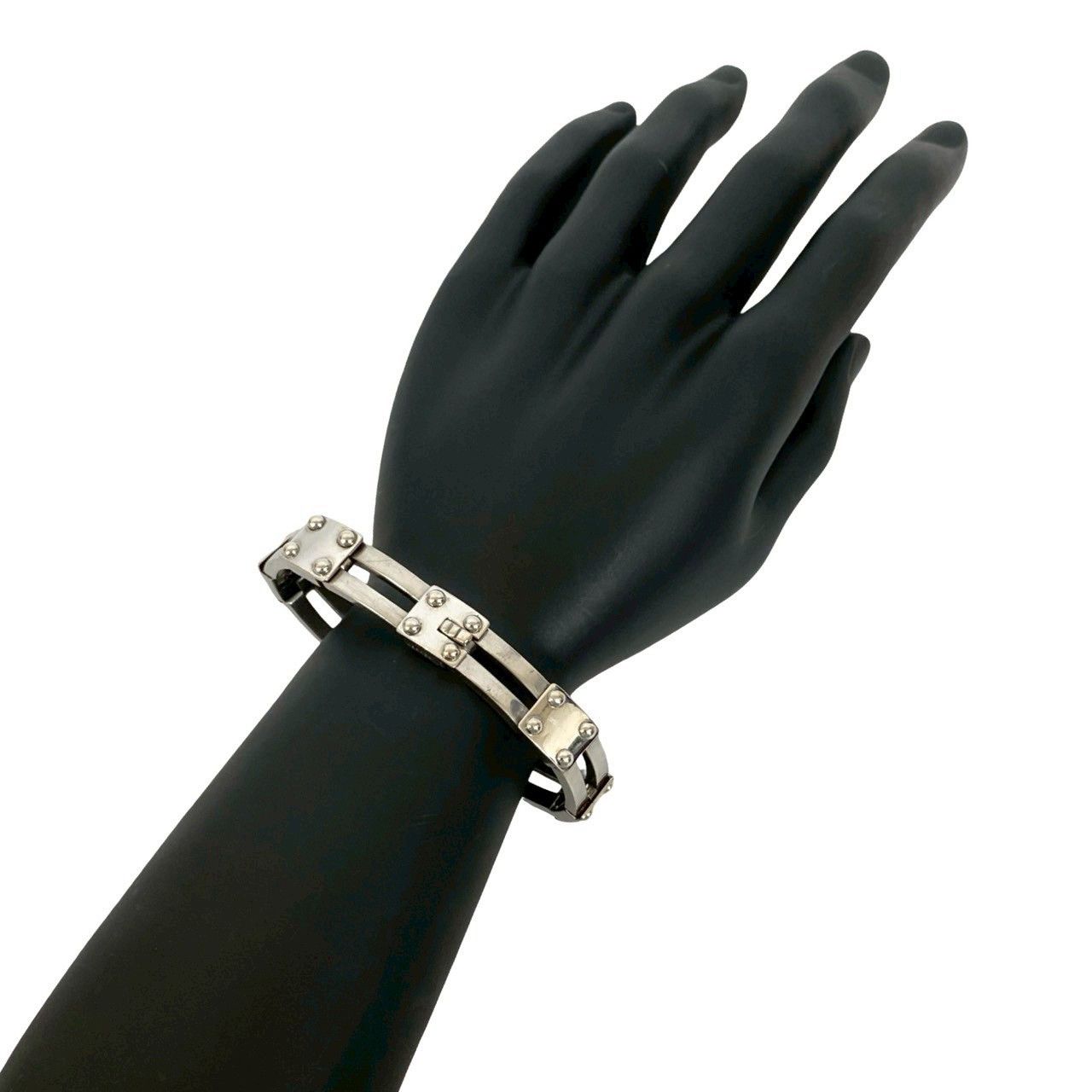 Hermes Hermes Hermès Gate Motif Silver 925 Bracelet Precious Metal Bracelet DUTY FREE for USA Size ONE SIZE - 3 Thumbnail