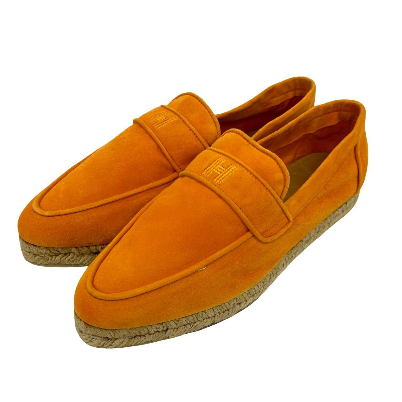 Hermes Hermes Hermès Espadrille Suede Loafer 38 Leather Shoes DUTY FREE for USA Size ONE SIZE - 2 Thumbnail