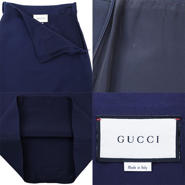 Gucci Gucci Gucci GG Interlocking Wool Silk Skirt Textile Skirts DUTY FREE for USA Size ONE SIZE - 9 Thumbnail