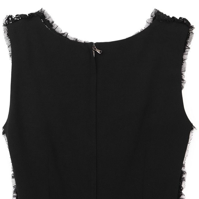 Dolce & Gabbana Dolce & Gabbana Dolce&Gabbana Floral Lace Combination Dress Textile Dresses DUTY FREE for USA Size ONE SIZE - 4 Thumbnail