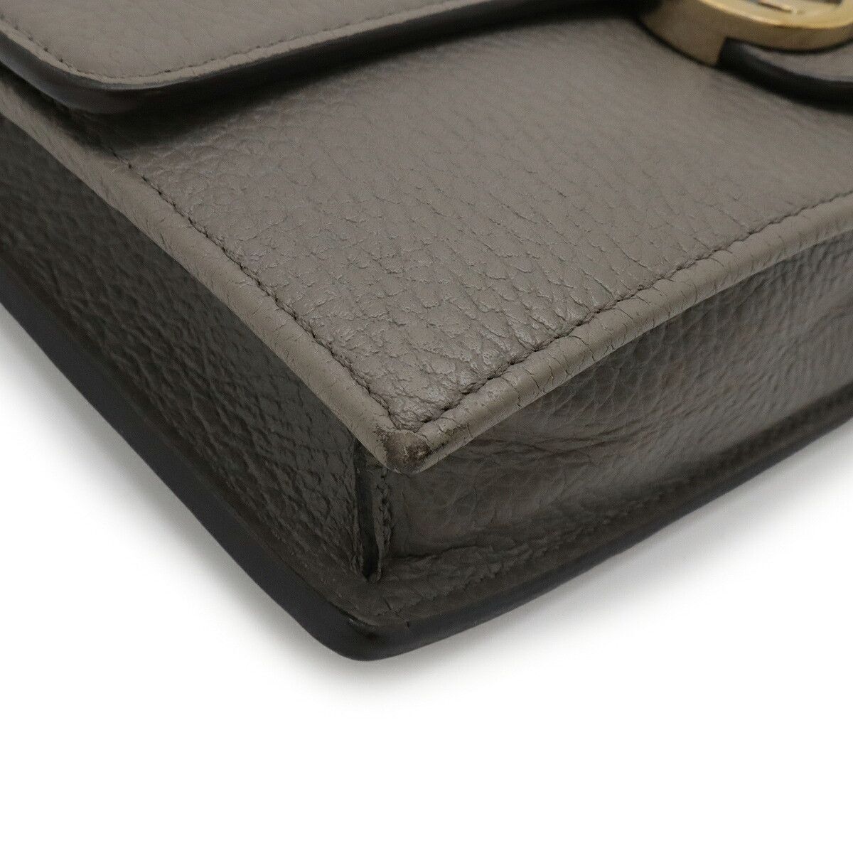 Gucci Gucci Gucci Interlocking G Leather 2way Chain Wallet Leather Long Wallet 510314 DUTY FREE for USA Size ONE SIZE - 3 Thumbnail