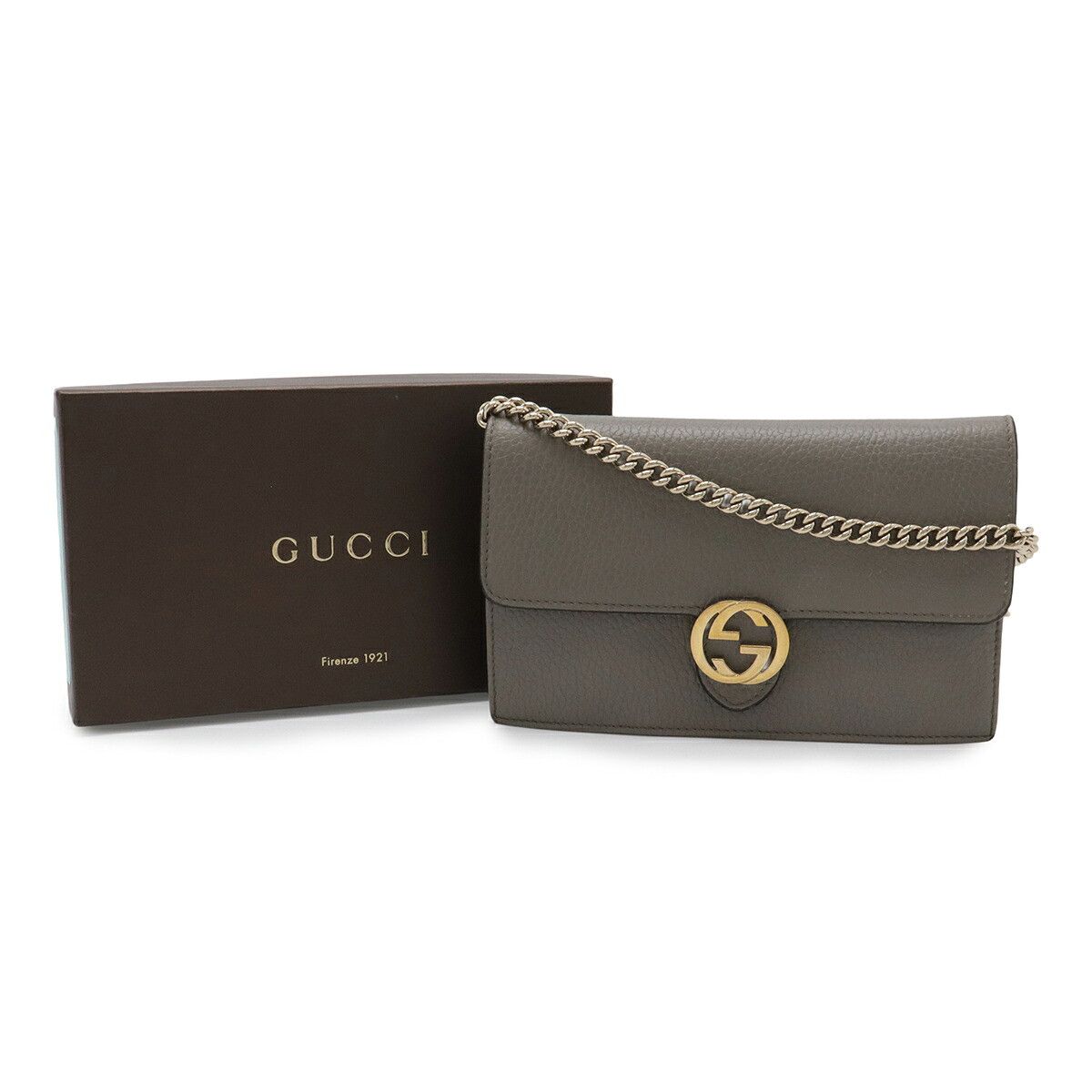 Gucci Gucci Gucci Interlocking G Leather 2way Chain Wallet Leather Long Wallet 510314 DUTY FREE for USA Size ONE SIZE - 8 Thumbnail