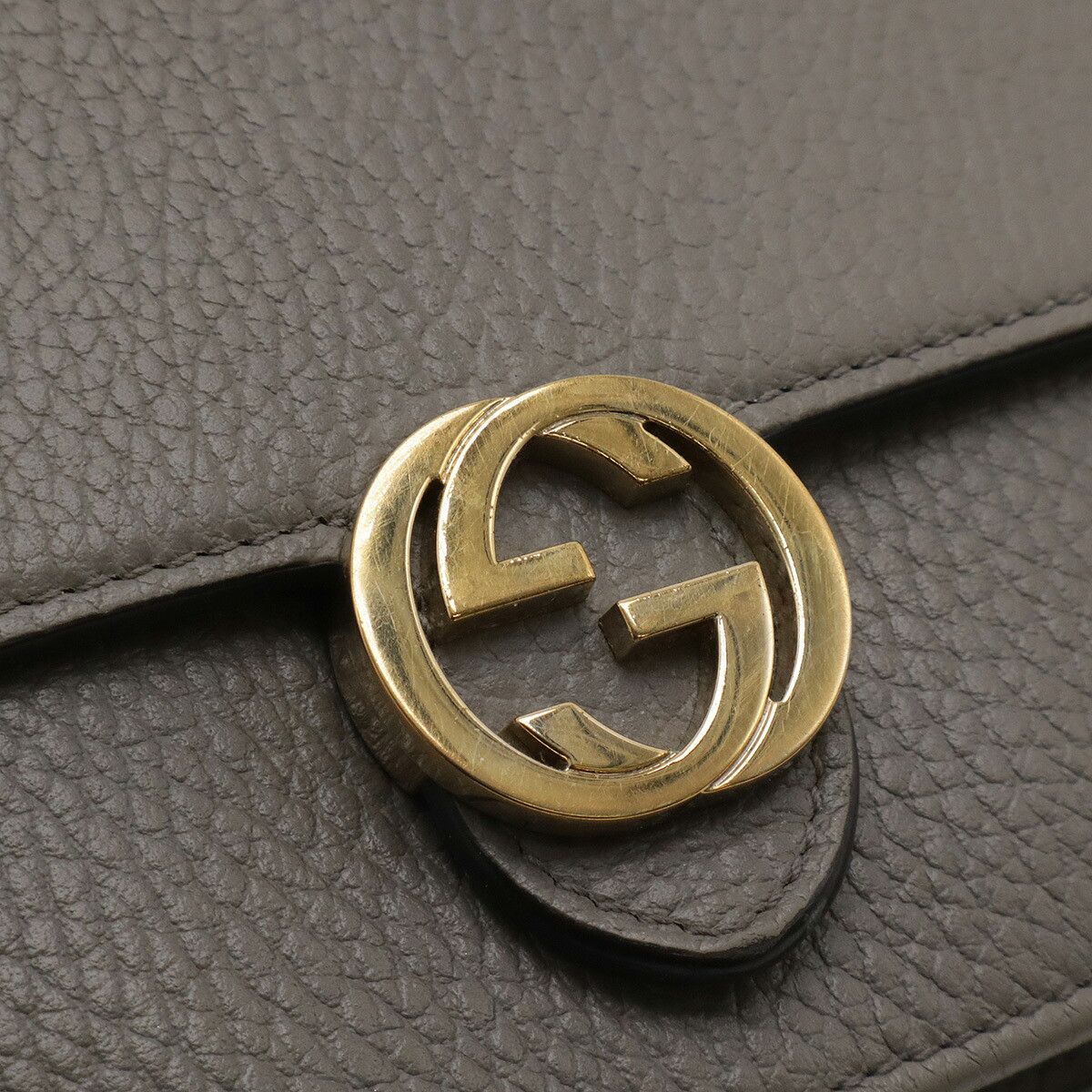 Gucci Gucci Gucci Interlocking G Leather 2way Chain Wallet Leather Long Wallet 510314 DUTY FREE for USA Size ONE SIZE - 4 Thumbnail