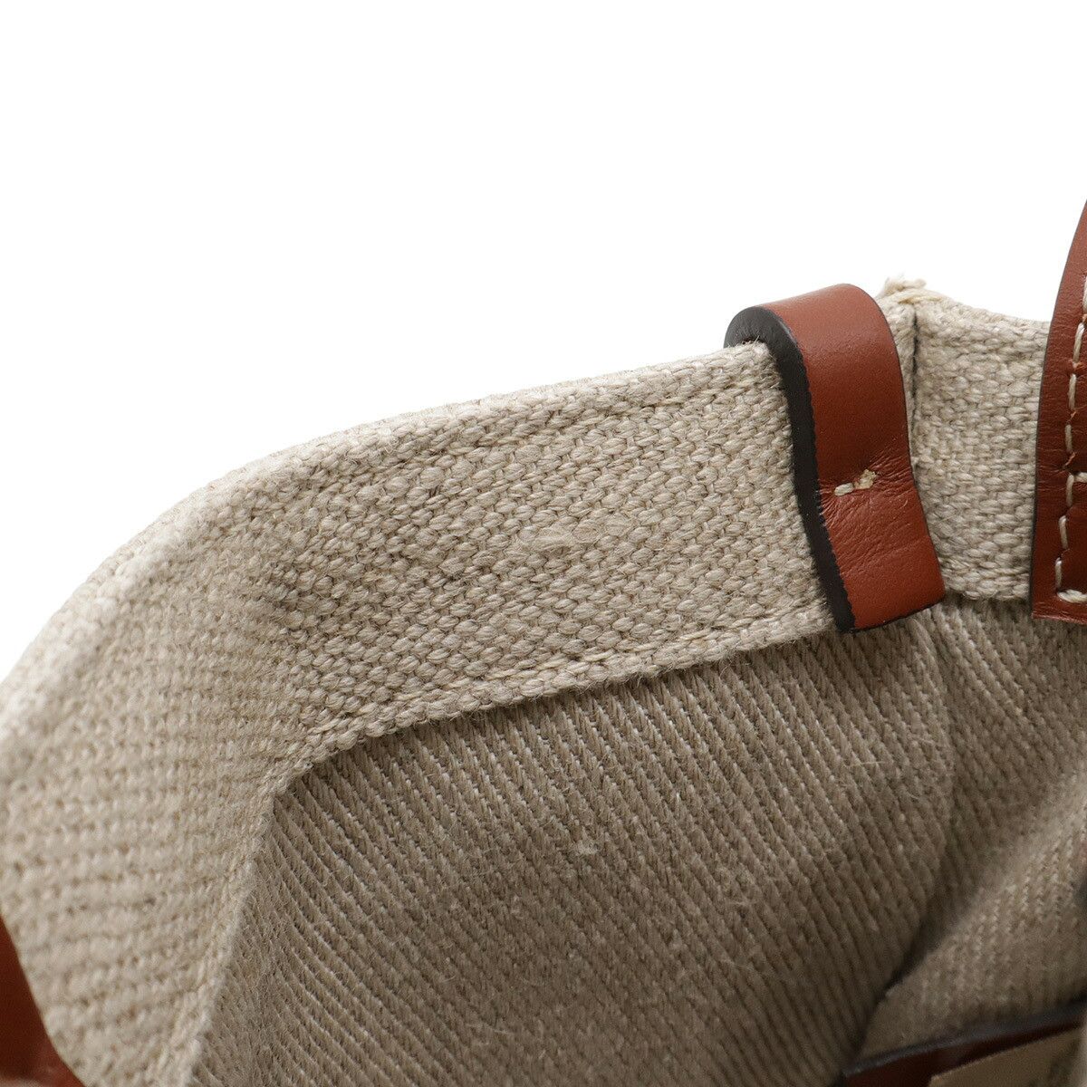 Chloe Chloe Chloe Woody Linen Canvas 2way Bag Textile Tote Bag CHC22AP235 DUTY FREE for USA Size ONE SIZE - 6 Thumbnail