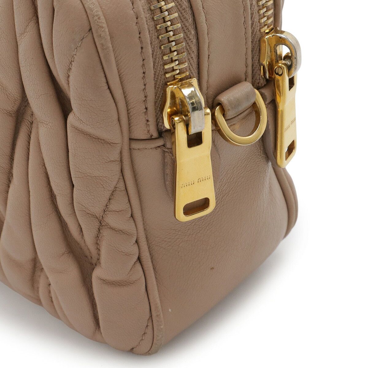 Miu Miu Miu Miu Miu Miu Matelassé Leather 2way Shoulder Bag Leather Shoulder Bag 5BH539 DUTY FREE for USA Size ONE SIZE - 4 Thumbnail
