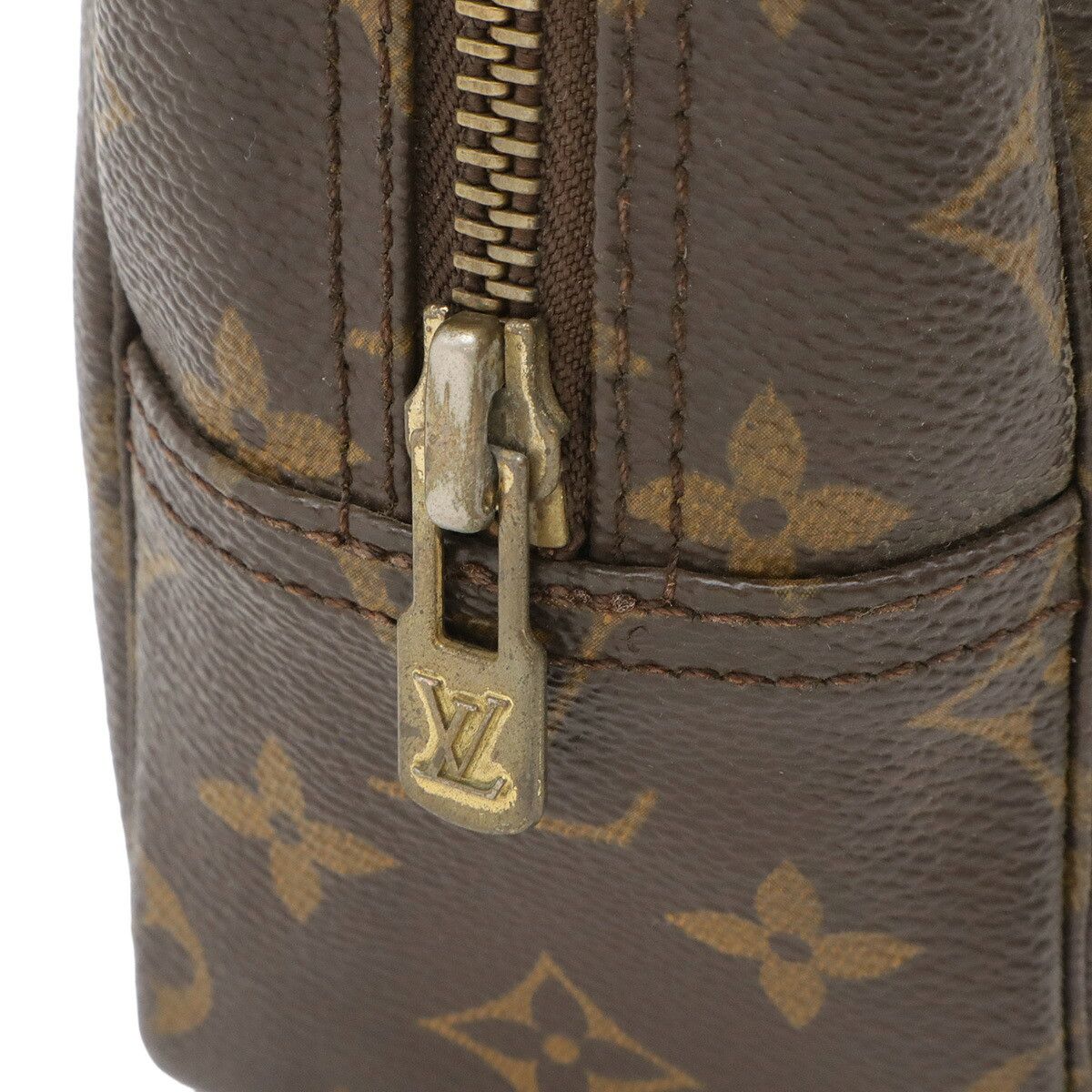Louis Vuitton Louis Vuitton Louis Vuitton Trousse Toilette Monogram Pouch Textile Vanity Bag M47522 DUTY FREE for USA Size ONE SIZE - 6 Thumbnail
