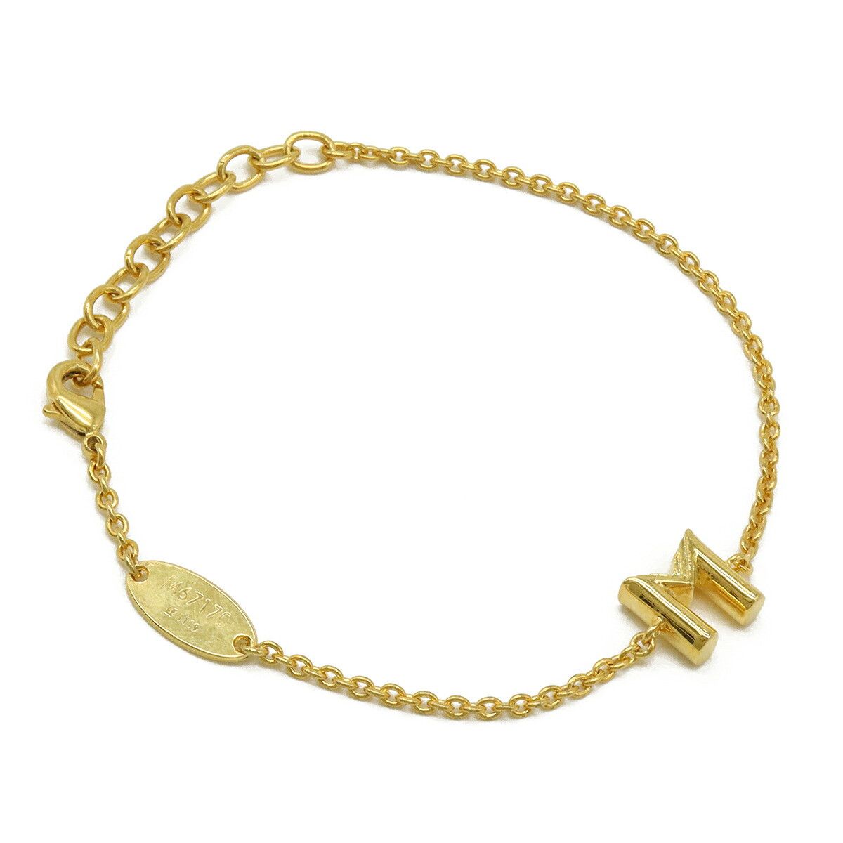 Louis Vuitton Louis Vuitton Louis Vuitton LV&ME M Initial Bracelet Metal Bracelet M67170 DUTY FREE for USA Size ONE SIZE - 2 Thumbnail