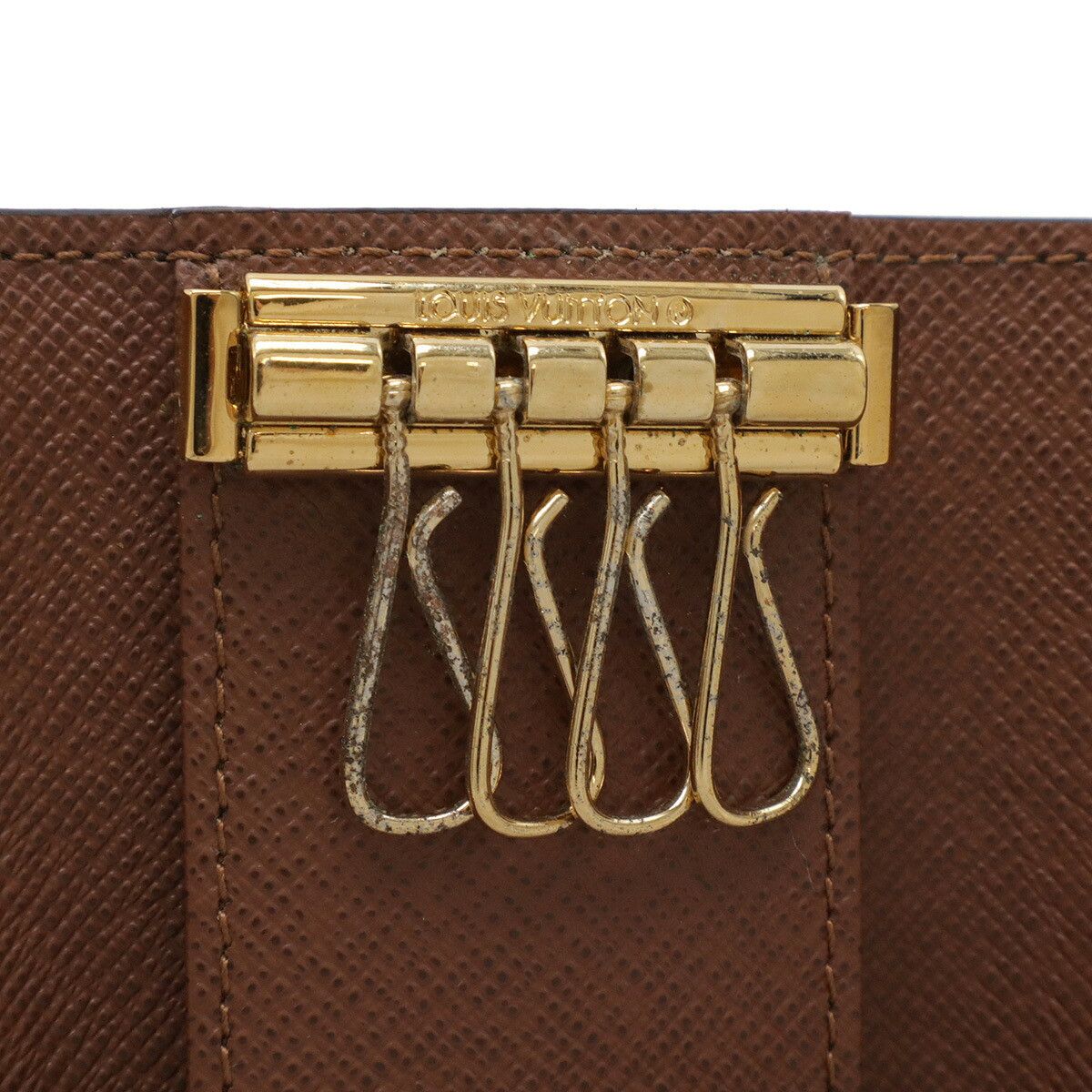 Louis Vuitton Louis Vuitton Louis Vuitton Monogram 4 Key Case Textile Key case M62631 DUTY FREE for USA Size ONE SIZE - 6 Thumbnail