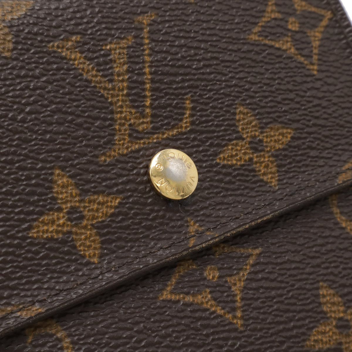 Louis Vuitton Louis Vuitton Louis Vuitton Portefeuille Elise Monogram Wallet Textile Short Wallet M61654 DUTY FREE for USA Size ONE SIZE - 4 Thumbnail