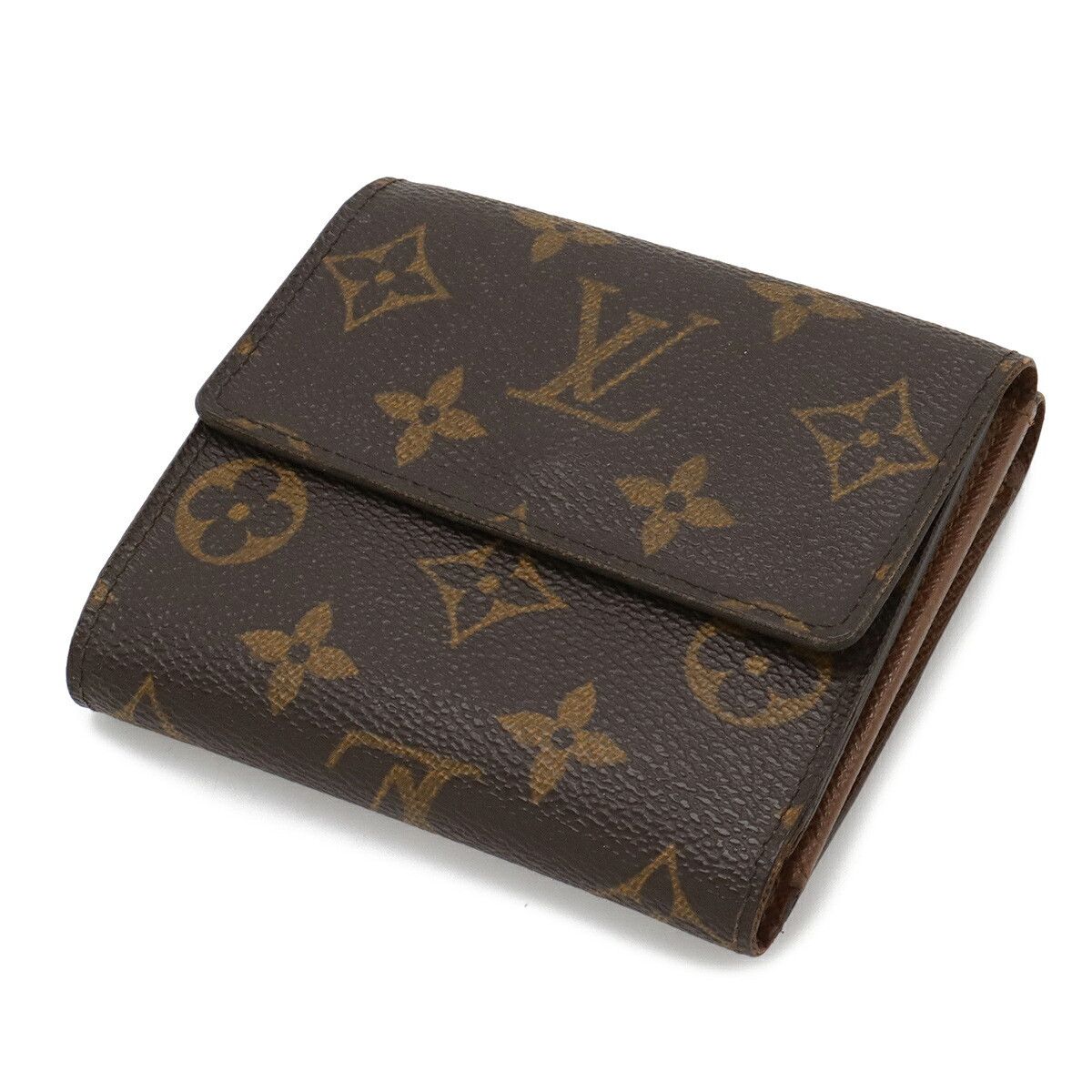 Louis Vuitton Louis Vuitton Louis Vuitton Portefeuille Elise Monogram Wallet Textile Short Wallet M61654 DUTY FREE for USA Size ONE SIZE - 2 Thumbnail
