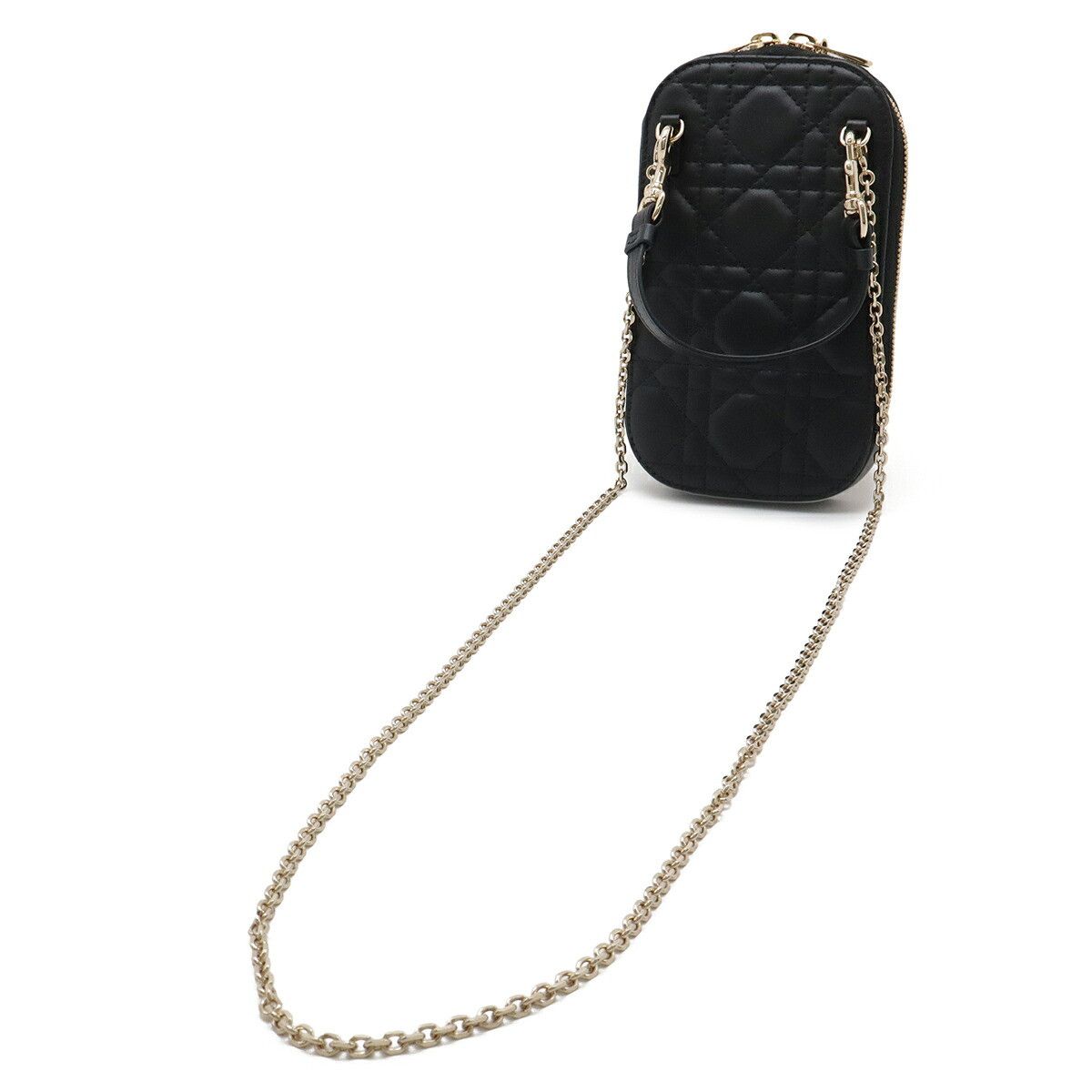 Dior Dior Christian Dior Lady Dior Call'in Dior Leather Phone Holder Leather Phonecase DUTY FREE for USA Size ONE SIZE - 2 Thumbnail