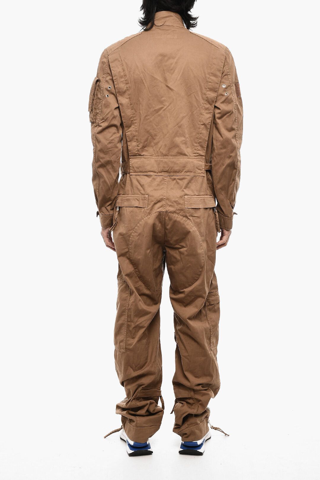Dsquared2 Utility Solid Color Twill Jumpsuit Size US 32 / EU 48 - 2 Thumbnail