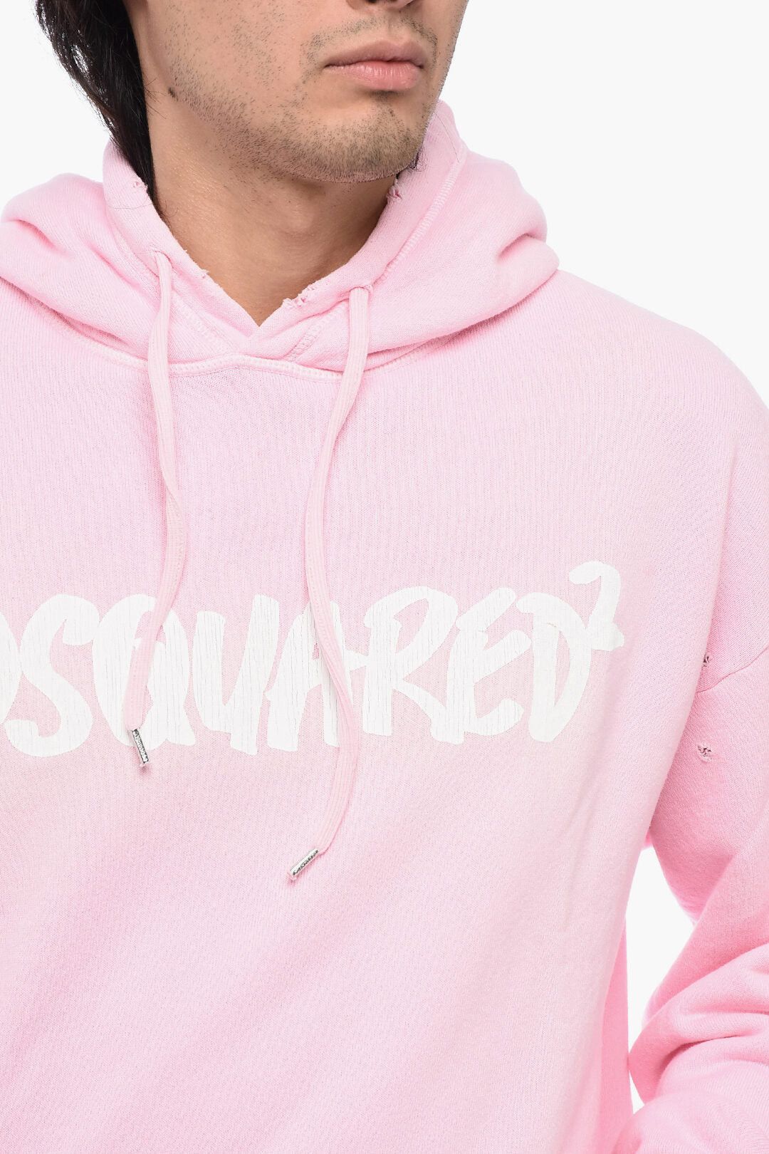 Dsquared2 Vintage-Effect Hoodie with Patch Pocket Size US S / EU 44-46 / 1 - 3 Thumbnail