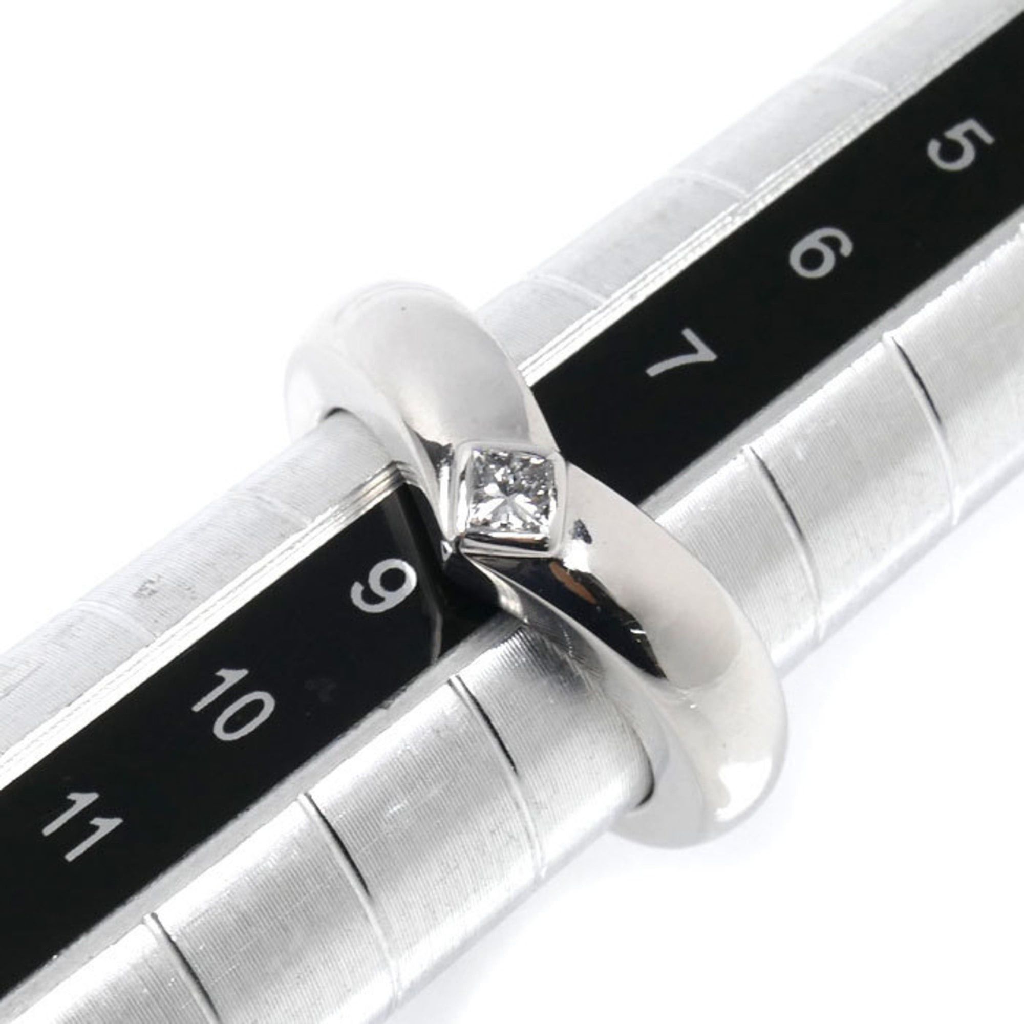 Cartier CARTIER 18KWG White Gold Triandre Diamond Ring, 48 Diamonds, 7.9g, Women's Size ONE SIZE - 6 Thumbnail