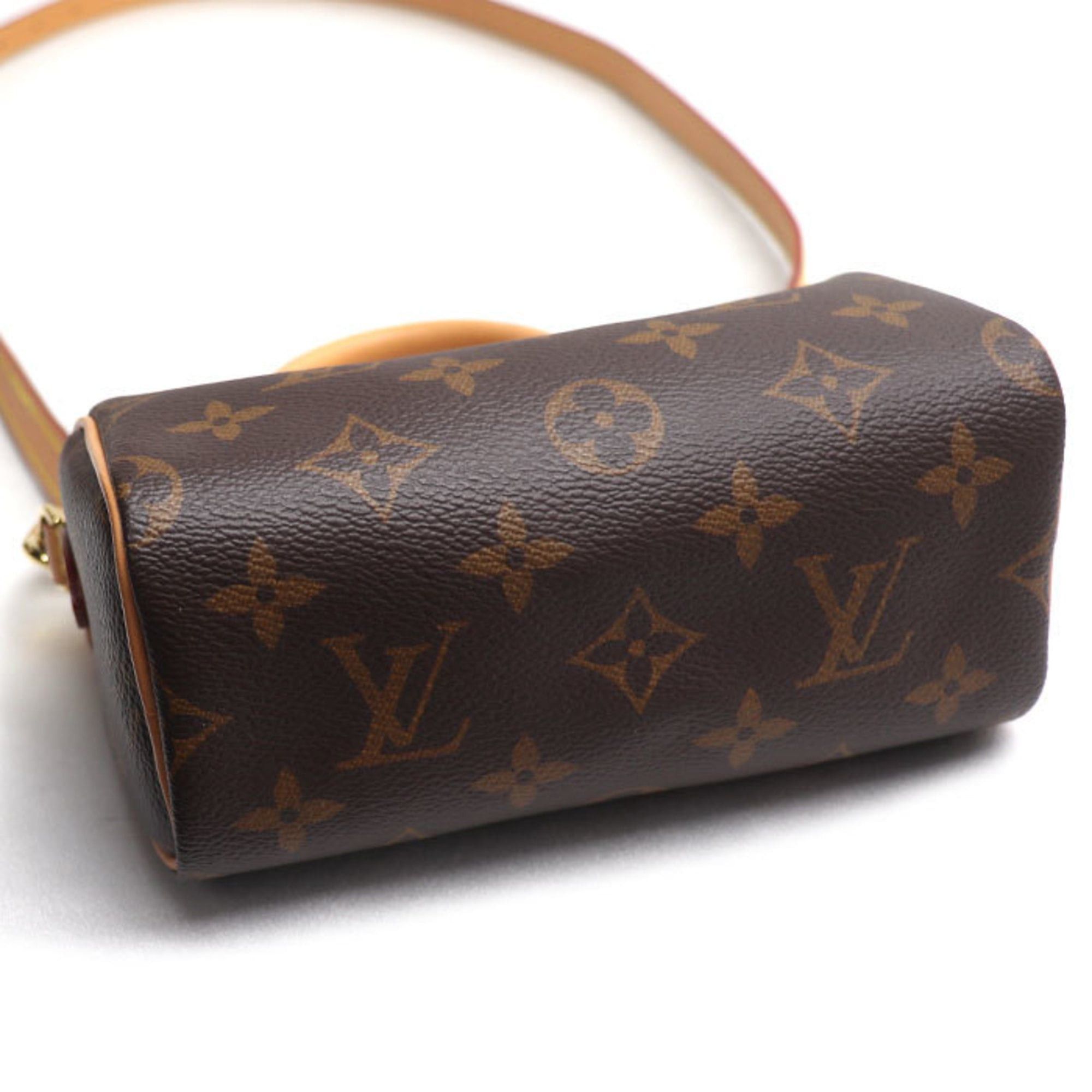 Louis Vuitton Louis Vuitton Nano Speedy 2-Way Shoulder Bag Brown M81085 Women's Size ONE SIZE - 3 Thumbnail