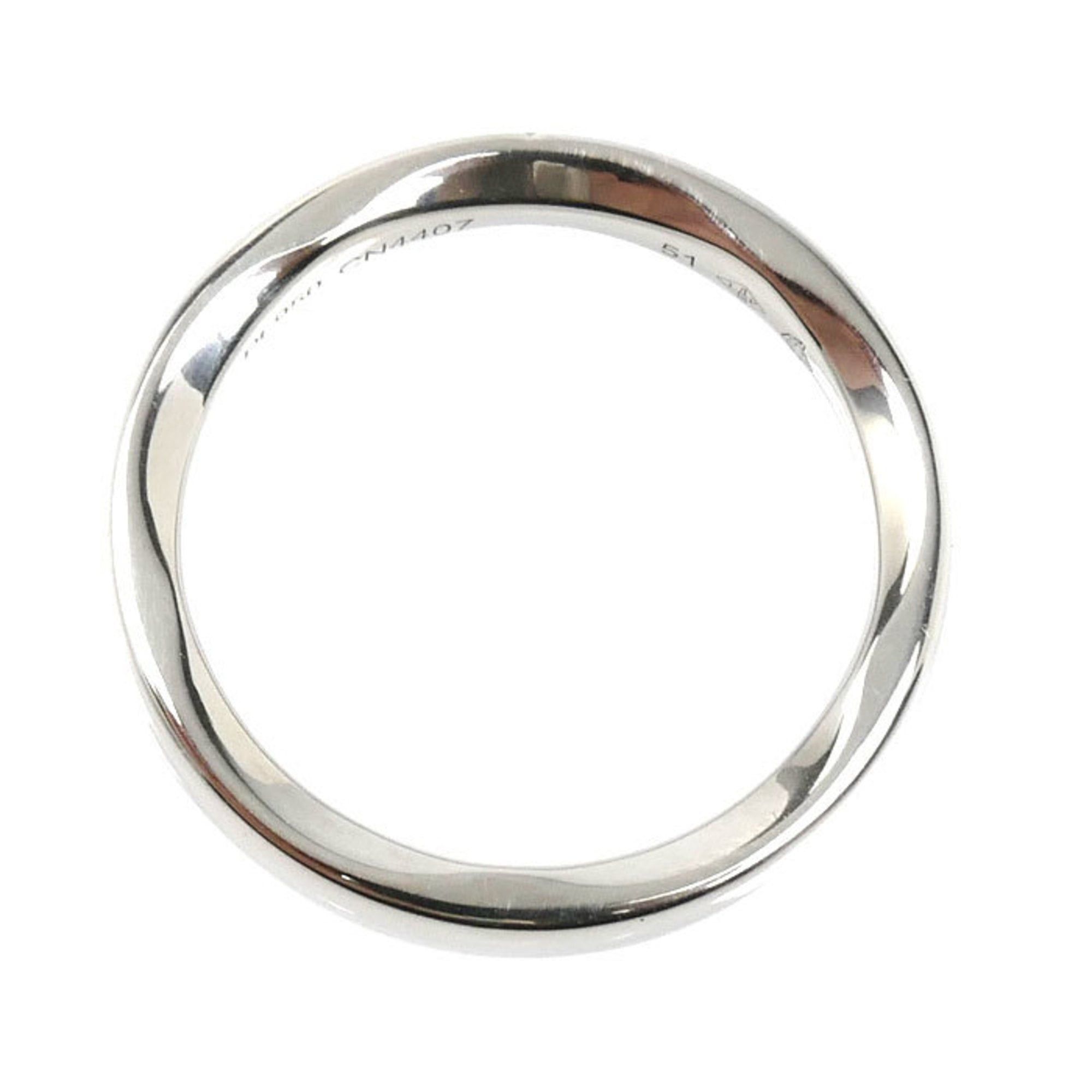 Chanel CHANEL Pt950 Platinum Camellia Collection Ring J11884 51 5.7g Women's Size ONE SIZE - 4 Thumbnail