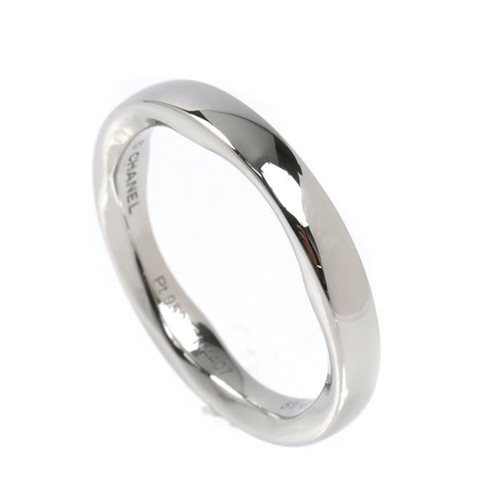 Chanel CHANEL Pt950 Platinum Camellia Collection Ring J11884 51 5.7g Women's Size ONE SIZE - 2 Thumbnail