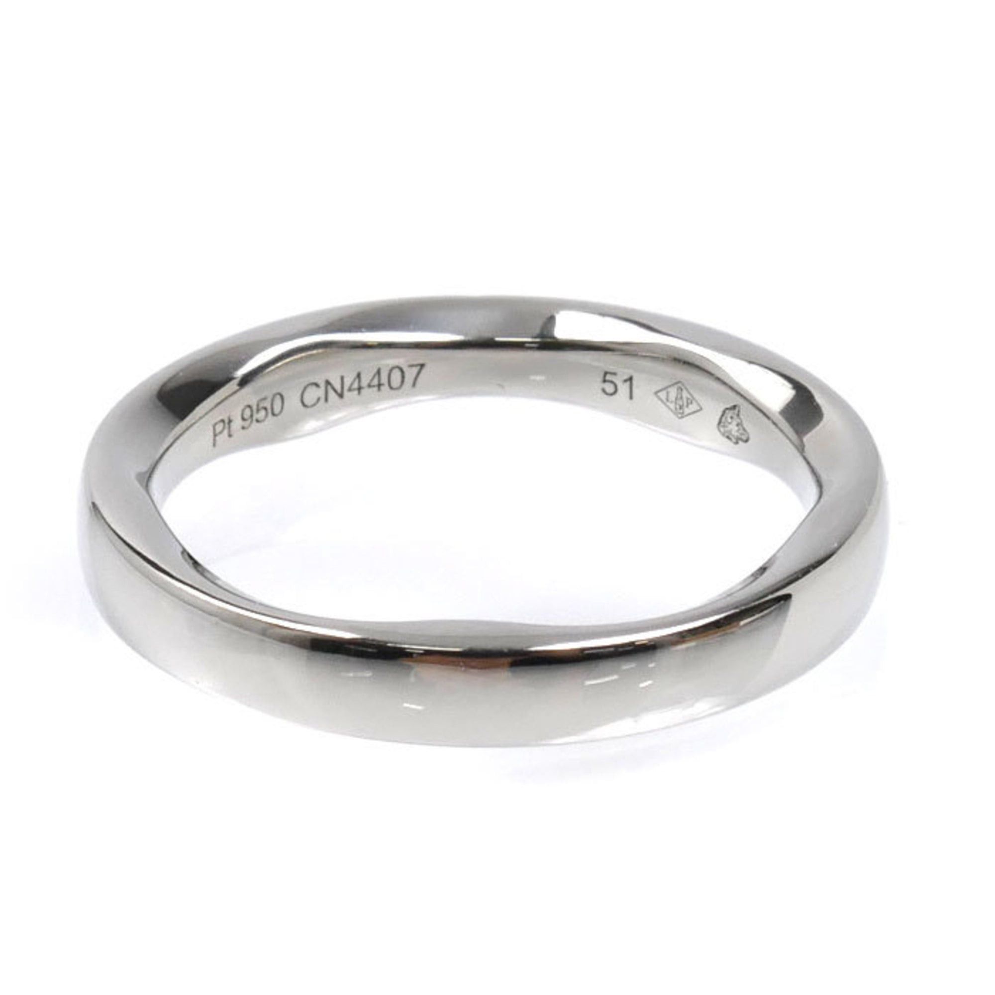 Chanel CHANEL Pt950 Platinum Camellia Collection Ring J11884 51 5.7g Women's Size ONE SIZE - 3 Thumbnail
