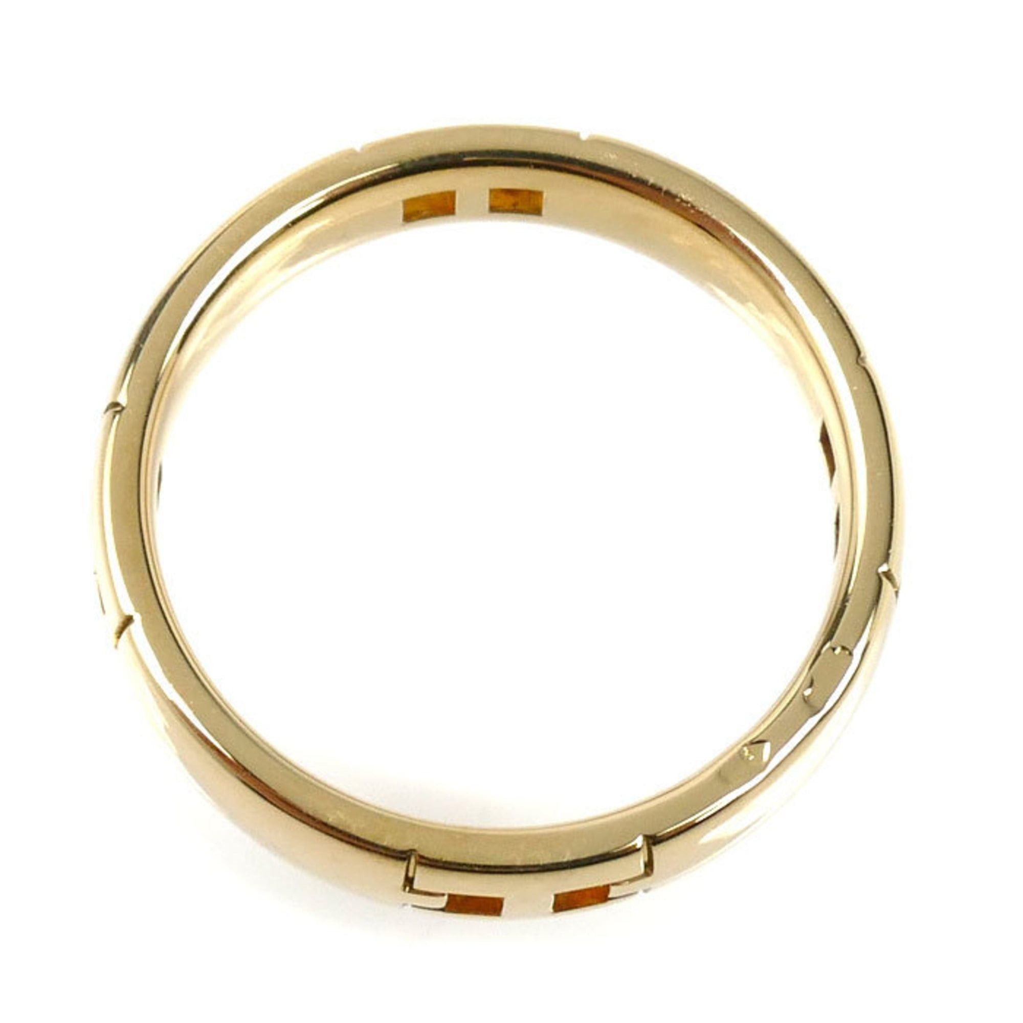 Hermes HERMES 18KYG Yellow Gold Hercules Wedding Ring with Diamonds, 47mm, 3.5g, Women's Size ONE SIZE - 4 Thumbnail