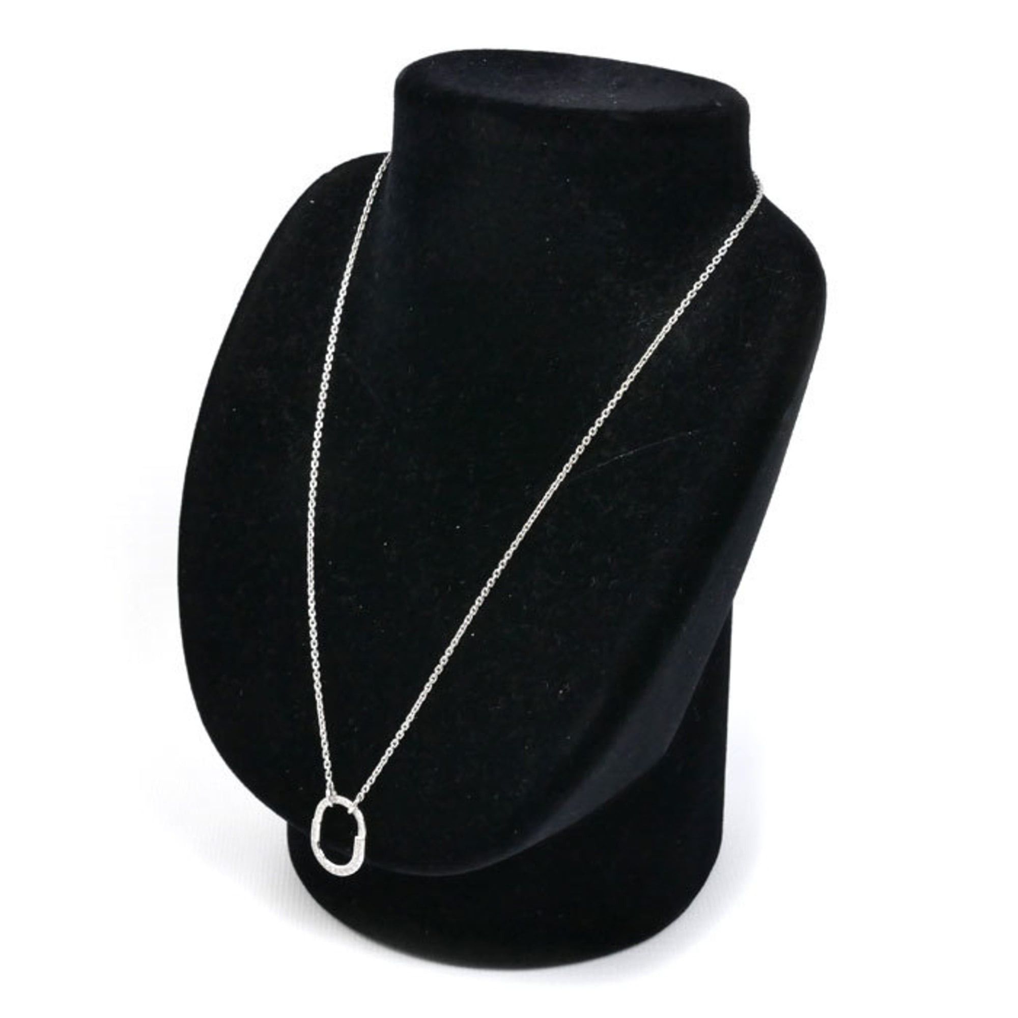 Tiffany & Co. TIFFANY & Co. Tiffany 18KWG White Gold Rock Small Necklace 74365728 with 0.19ct Diamond, 8.4g, Size 40, 45.5cm, Women's Size ONE SIZE - 6 Thumbnail