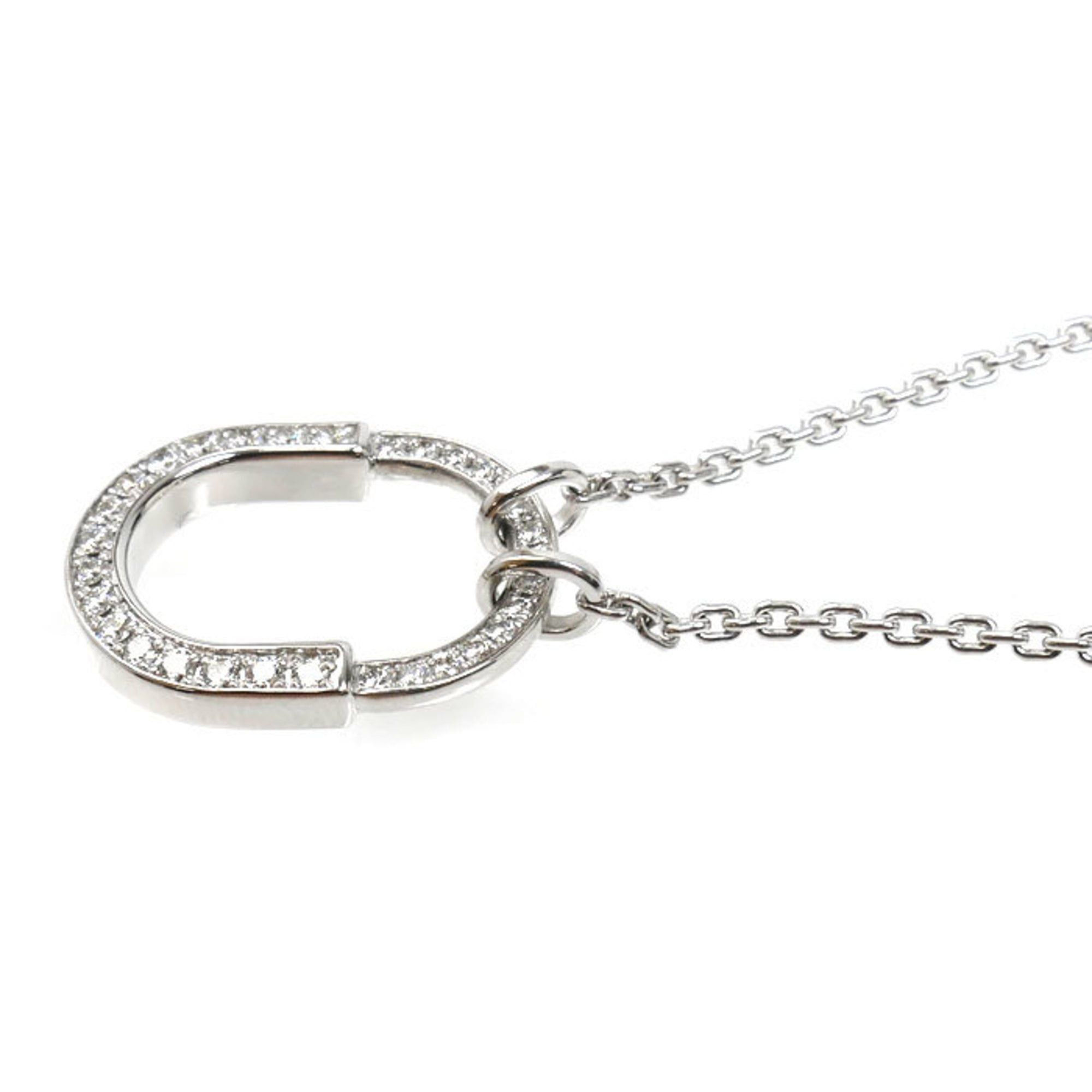 Tiffany & Co. TIFFANY & Co. Tiffany 18KWG White Gold Rock Small Necklace 74365728 with 0.19ct Diamond, 8.4g, Size 40, 45.5cm, Women's Size ONE SIZE - 2 Thumbnail