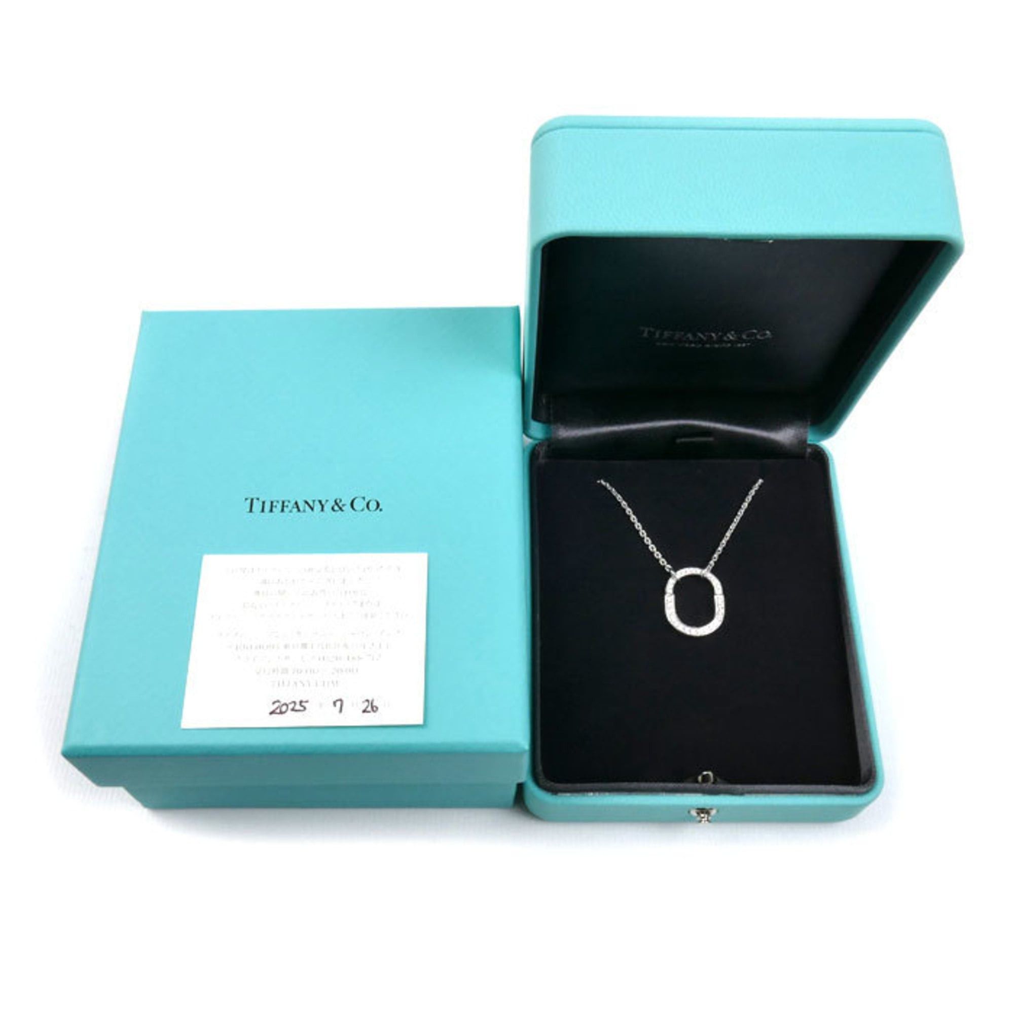 Tiffany & Co. TIFFANY & Co. Tiffany 18KWG White Gold Rock Small Necklace 74365728 with 0.19ct Diamond, 8.4g, Size 40, 45.5cm, Women's Size ONE SIZE - 7 Thumbnail