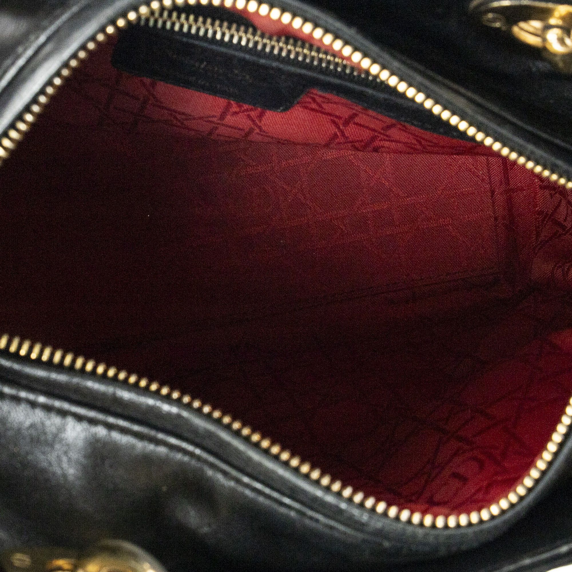 Dior Medium Lady Dior Zip Size ONE SIZE - 9 Thumbnail