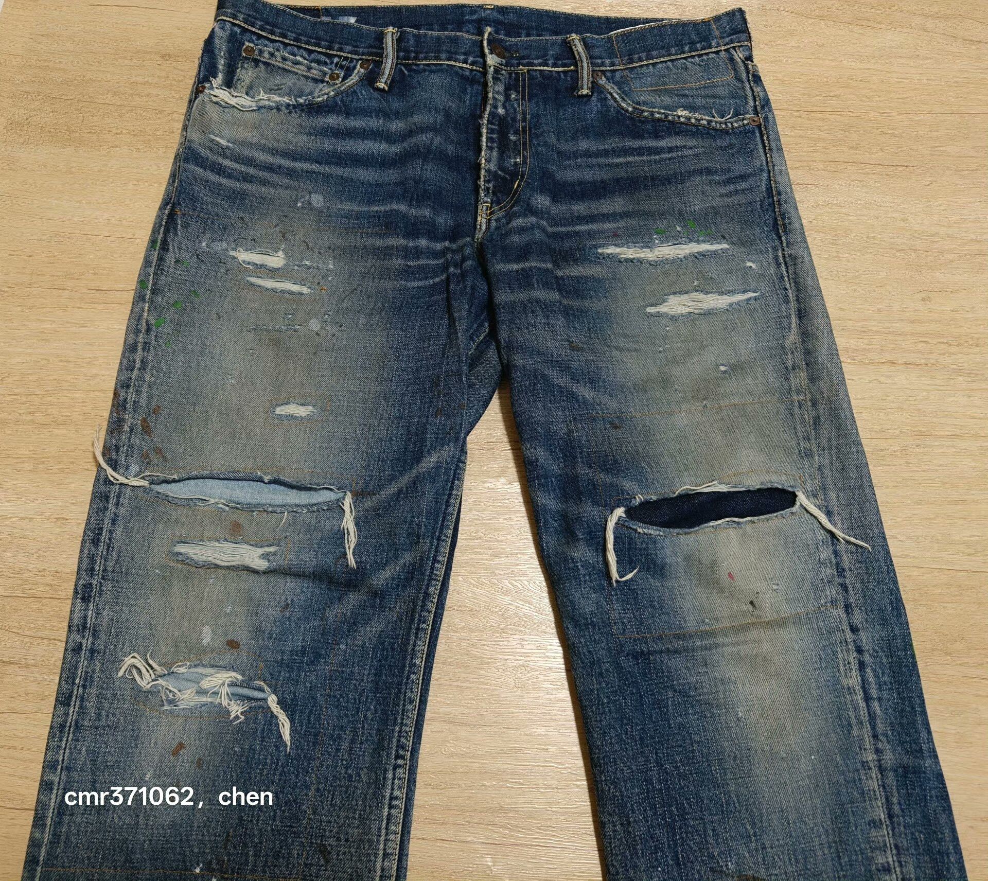 Visvim visvim 19ss Spot 03 D17 Distressed Jeans Size US 34 / EU 50 - 2 Thumbnail
