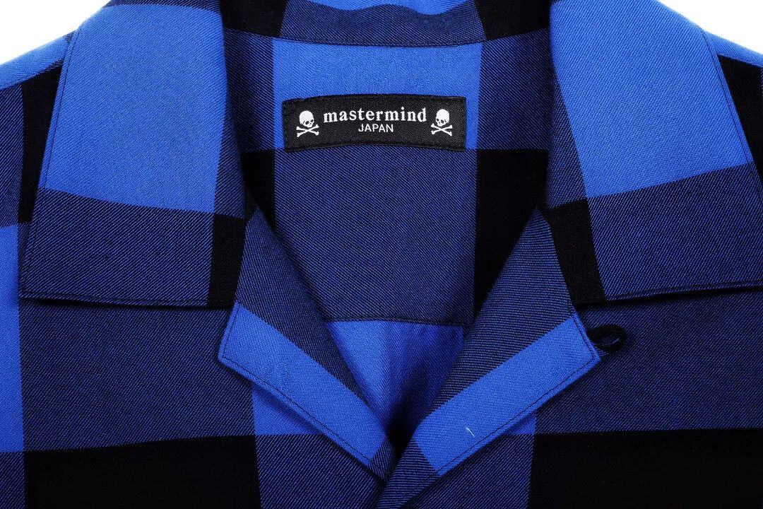 Mastermind Japan mastermind Japan 20SS Blue Black Check Shirt Size US S / EU 44-46 / 1 - 6 Thumbnail